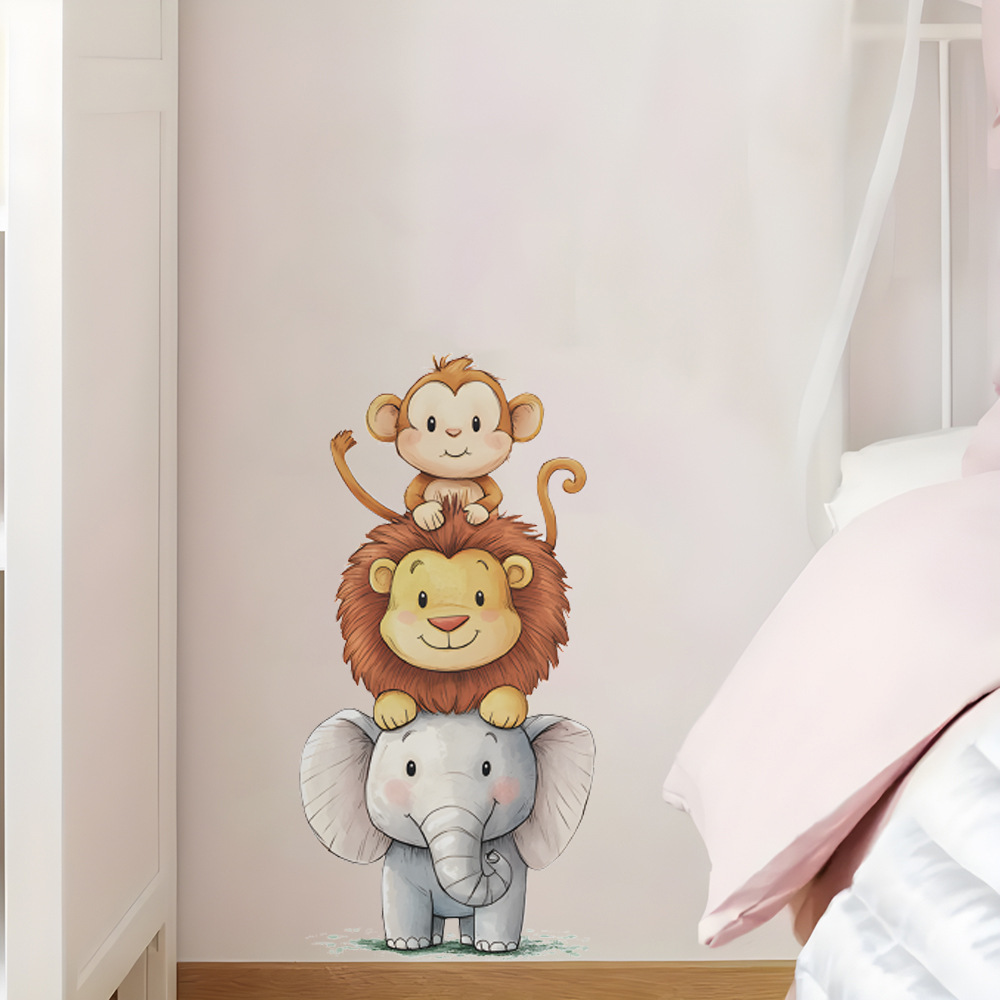 Baby Nursery Wall Stickers - Leuke bosdieren muurstickers voor kamers babykamer