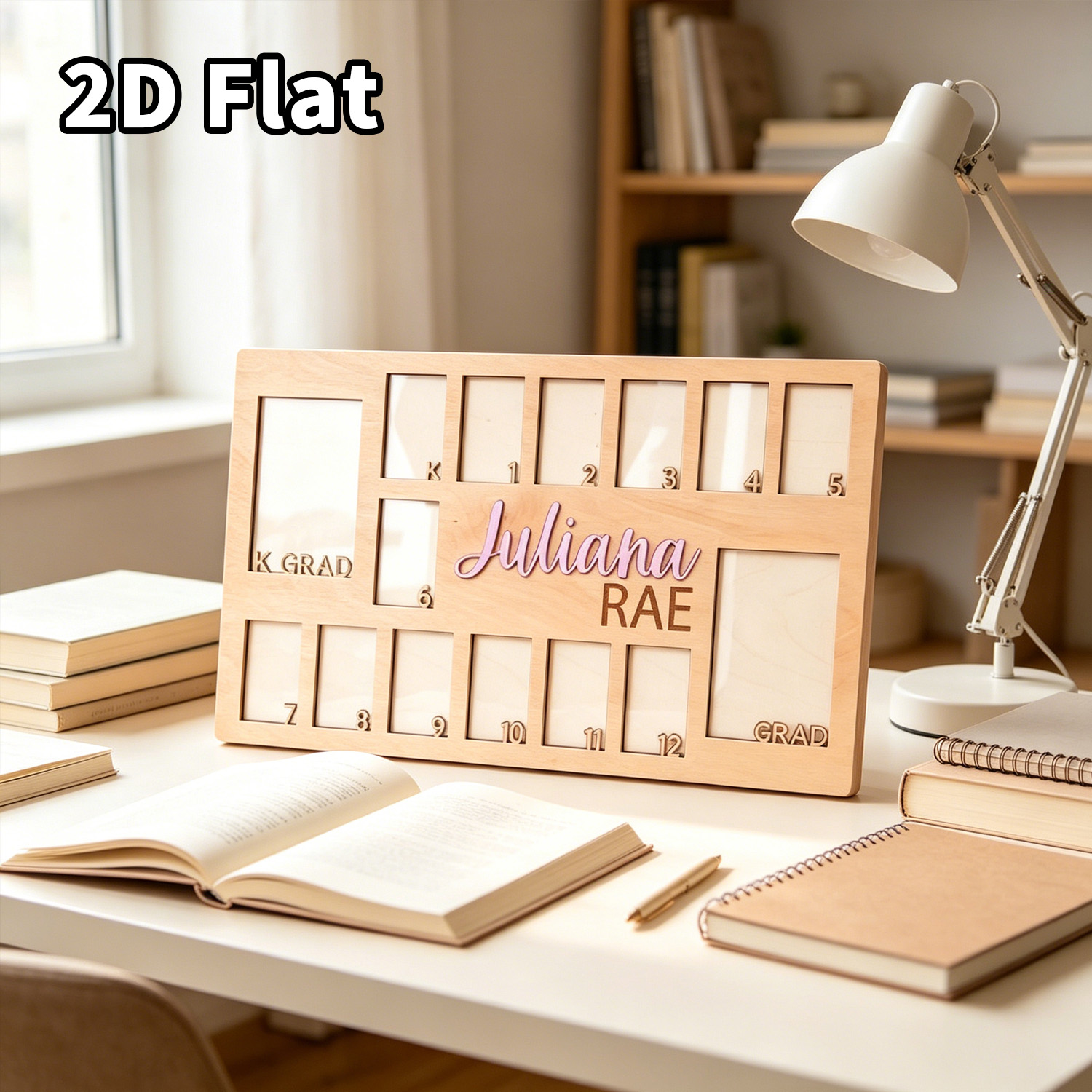 Baby Nursery Frames - 1Pc Custom Grade Fotolijst Houten Plaquette