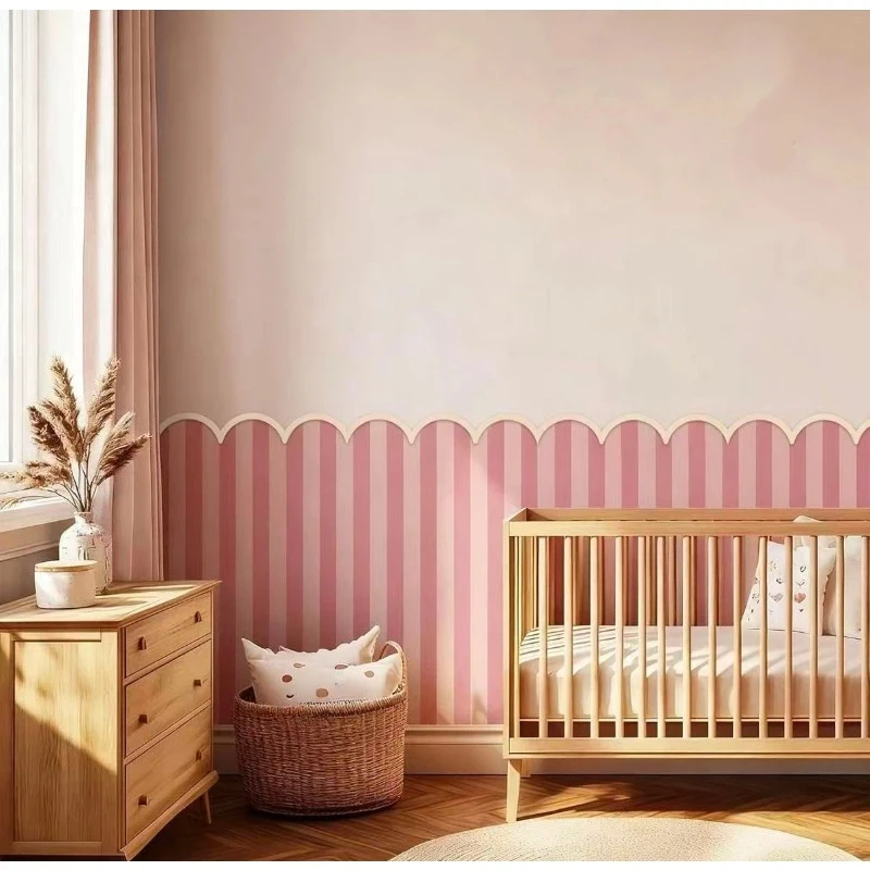 Baby Nursery Wall Stickers - 12/24 stuks onafgewerkte decoratieve houten sierlijsten
