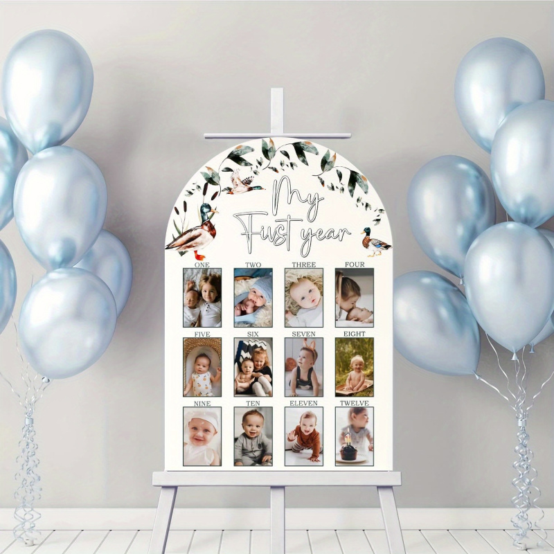 Baby Nursery Frames - 1 stuk Mijn eerste jaar fotobord