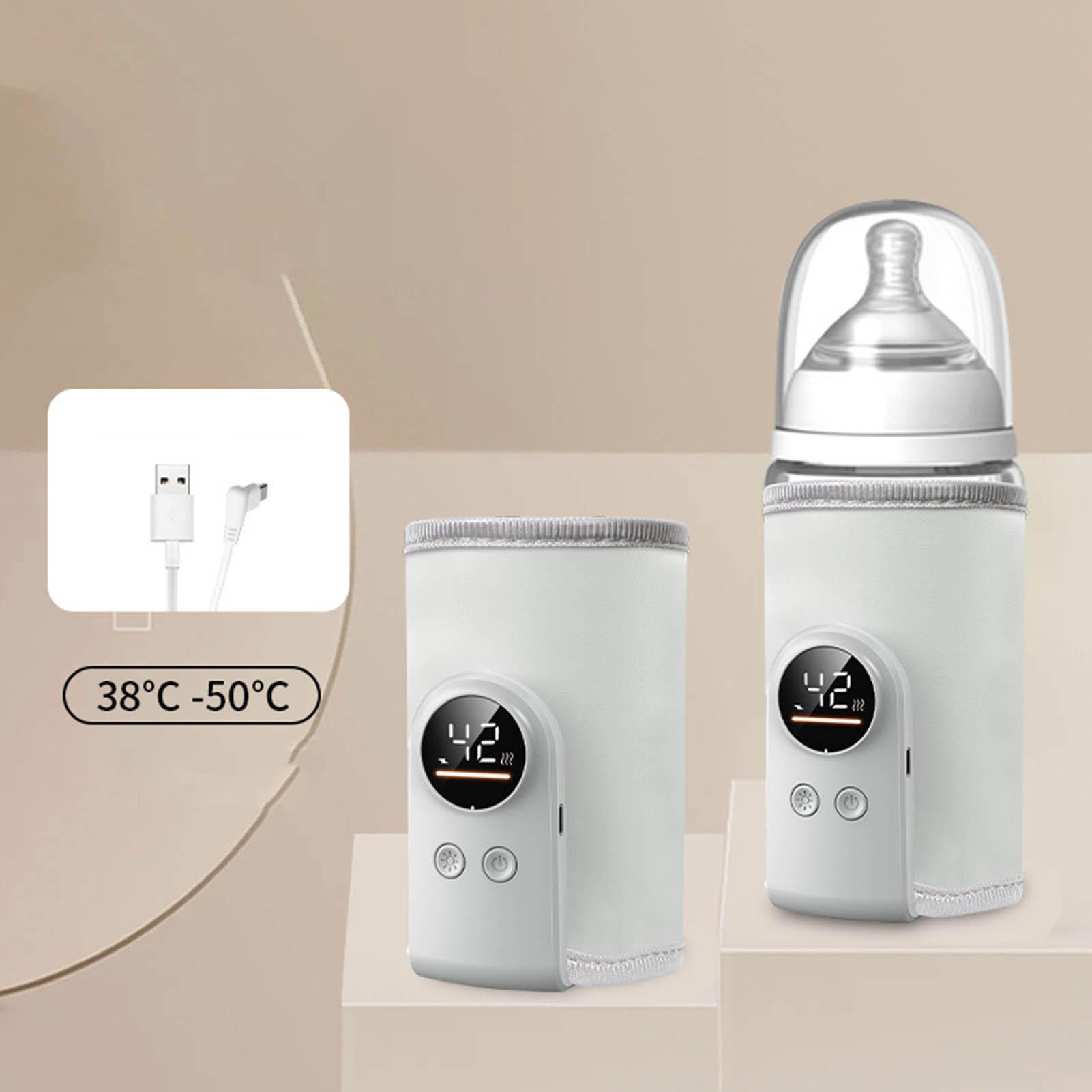 Baby Nursery Heater - Draagbare flessenwarmer USB-babyflesmelkwarmer USB-aangedreven melkverwarmer voor