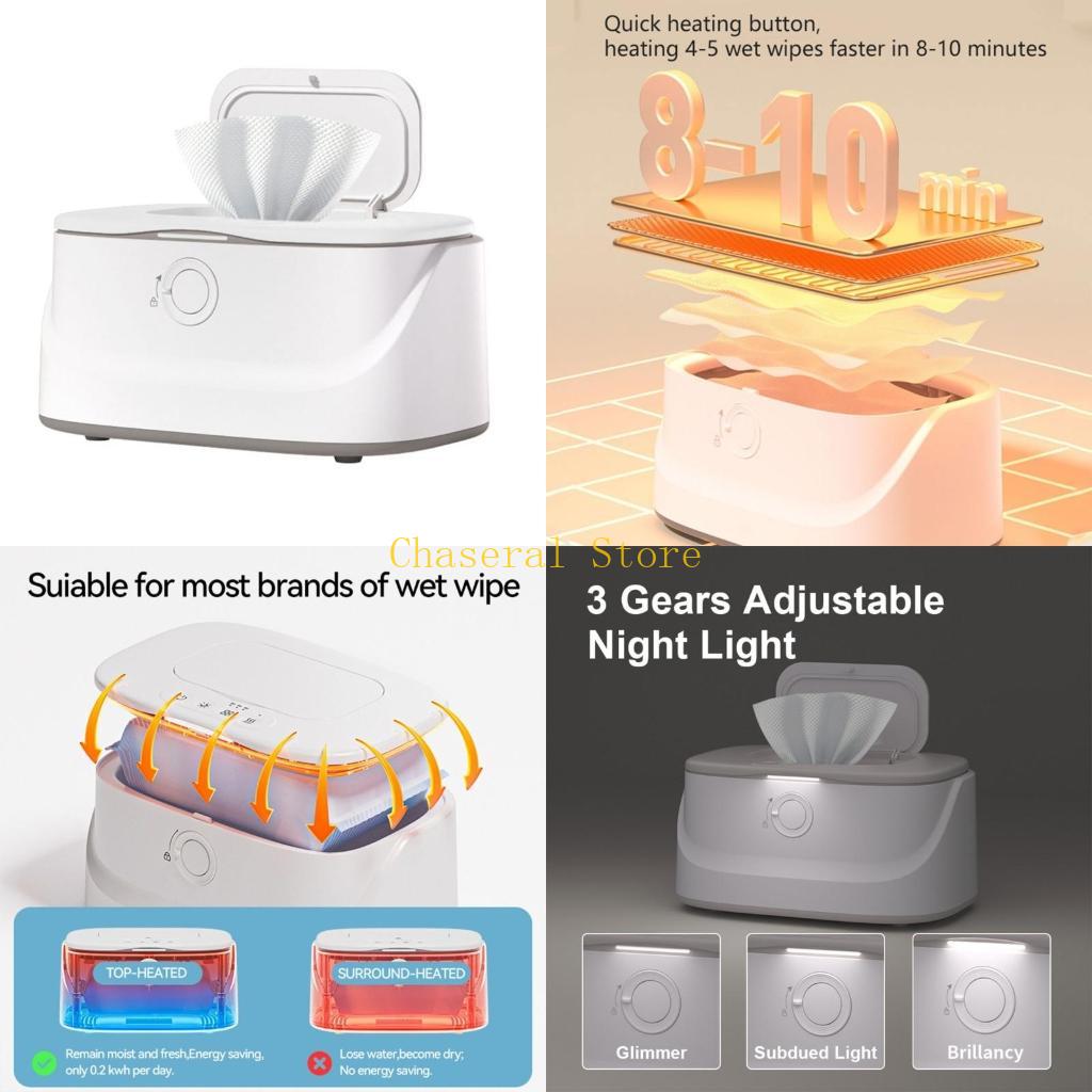 Baby Nursery Heater - E7CE Newborns Wet Wipe Warmer Verstelbare