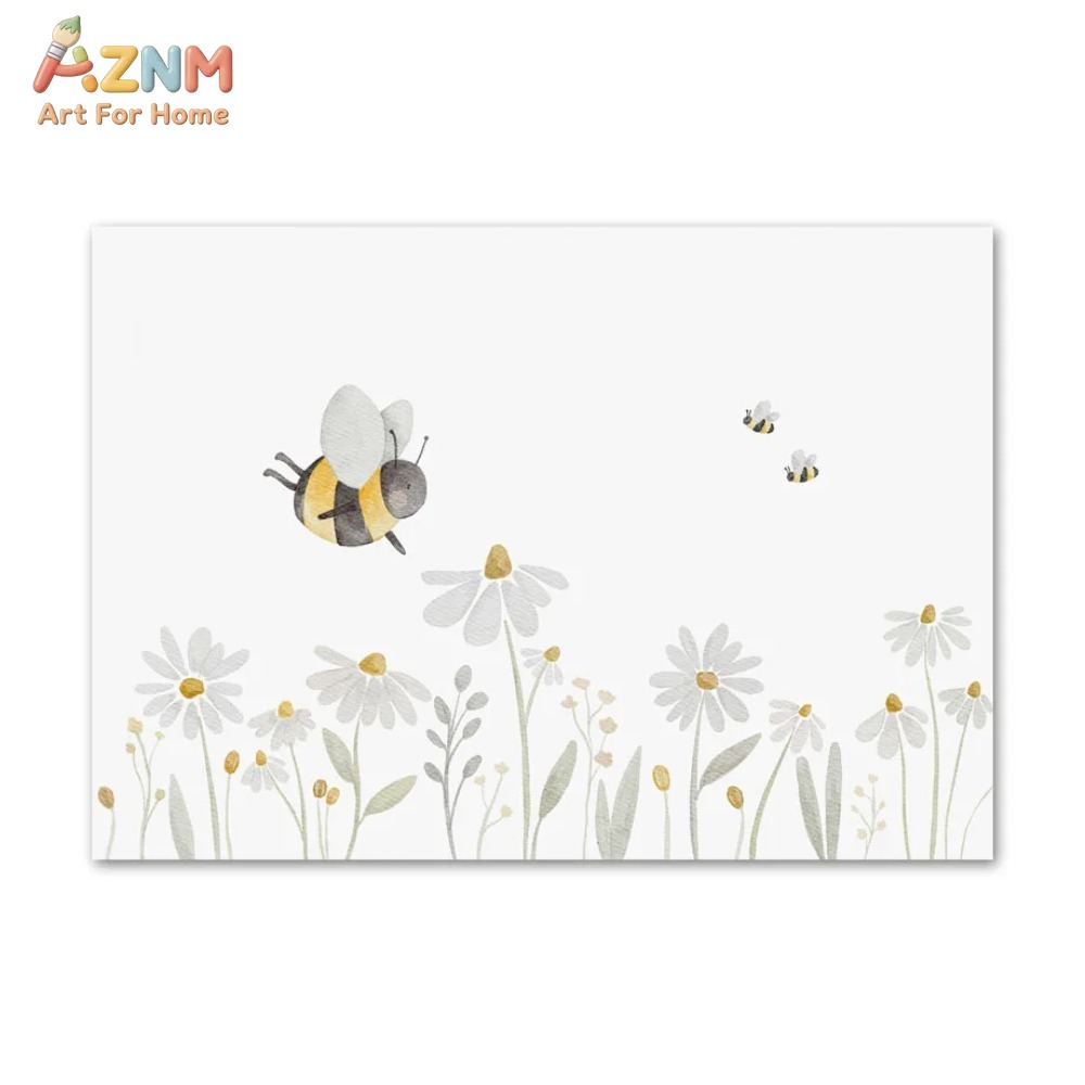 AZNM aquarel beer vos dier can - Baby Nursery Frames recensie en prijs