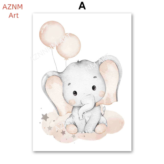 Olifant Ballon Regenboog Maan  - Baby Nursery Kids recensie en prijs