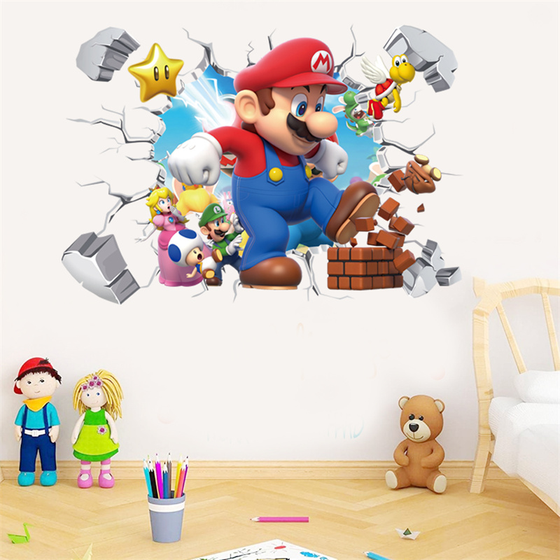3D Cartoon Anime Game Characte - Baby Nursery Wall Stickers recensie en prijs