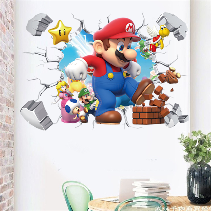 3D Cartoon Anime Game Characte - Baby Nursery Wall Stickers recensie en prijs