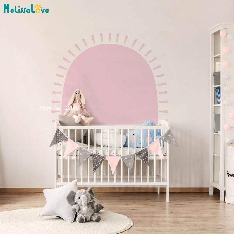 Half Zon Boho Muurstickers Abs - Baby Nursery Wall Stickers recensie en prijs