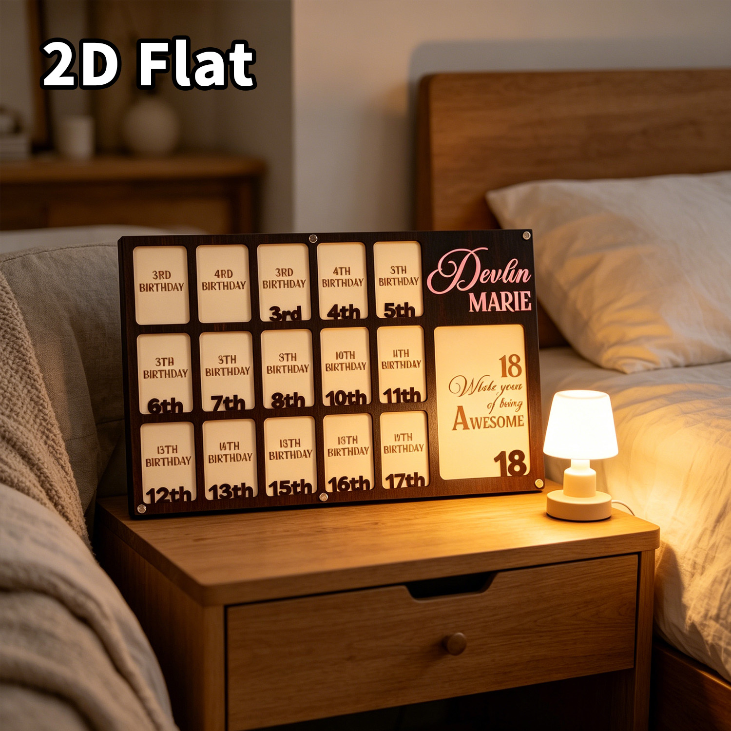 1Pc Custom Grade Fotolijst Hou - Baby Nursery Frames recensie en prijs