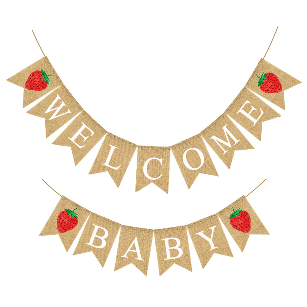Baby Shower linnen banner aard - Baby Nursery Garland recensie en prijs