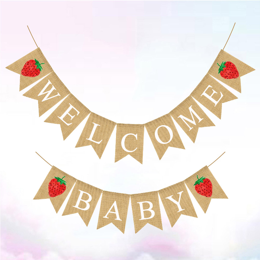 Baby Shower linnen banner aard - Baby Nursery Garland recensie en prijs