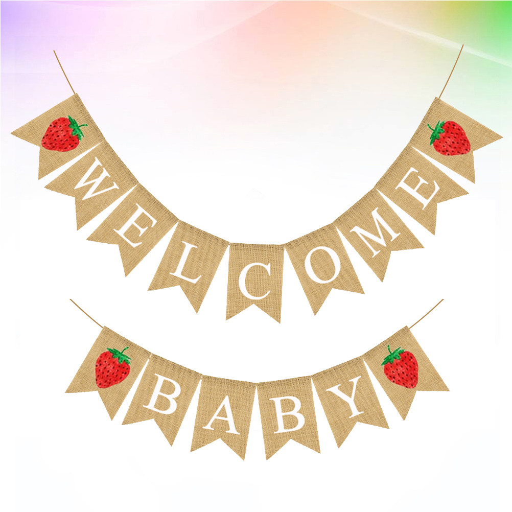 Baby Shower linnen banner aard - Baby Nursery Garland recensie en prijs