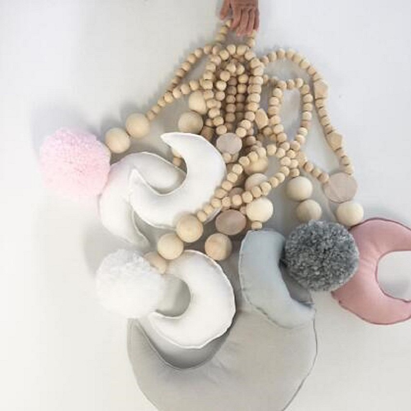 Houten Kralen Kwastje Bal Guir - Baby Nursery Garland recensie en prijs