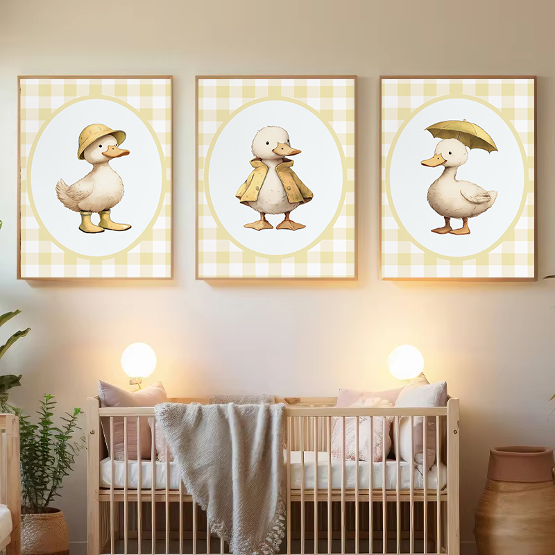 Silly Nursery Little Duck Geel - Baby Nursery Yellow Walls recensie en prijs