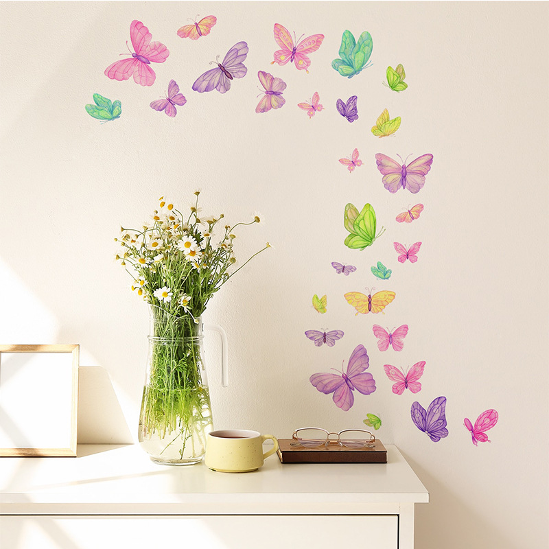 Romantische vlinder muursticke - Baby Nursery Wall Stickers recensie en prijs