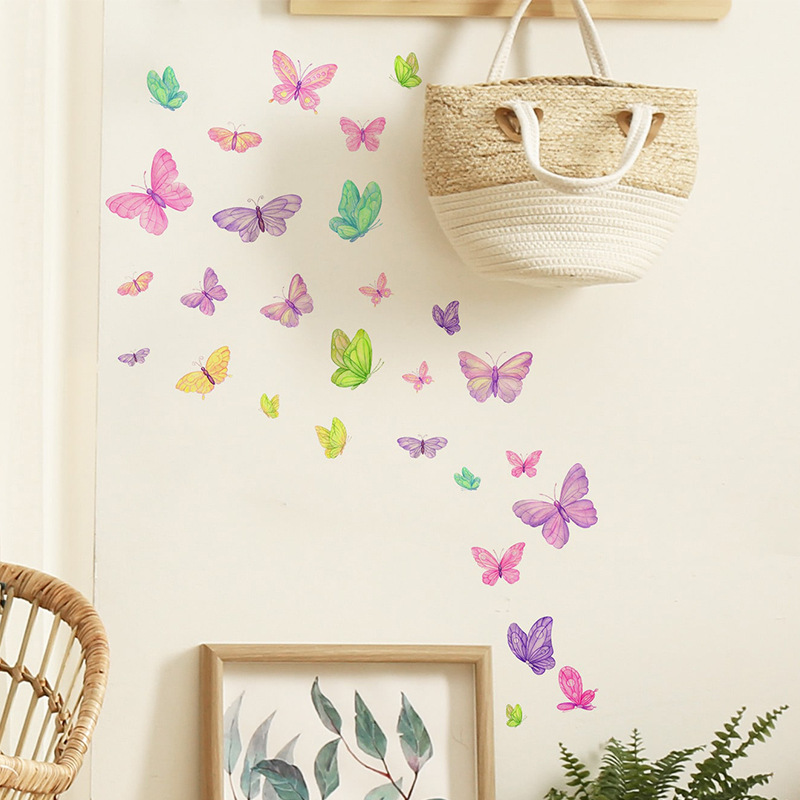 Romantische vlinder muursticke - Baby Nursery Wall Stickers recensie en prijs