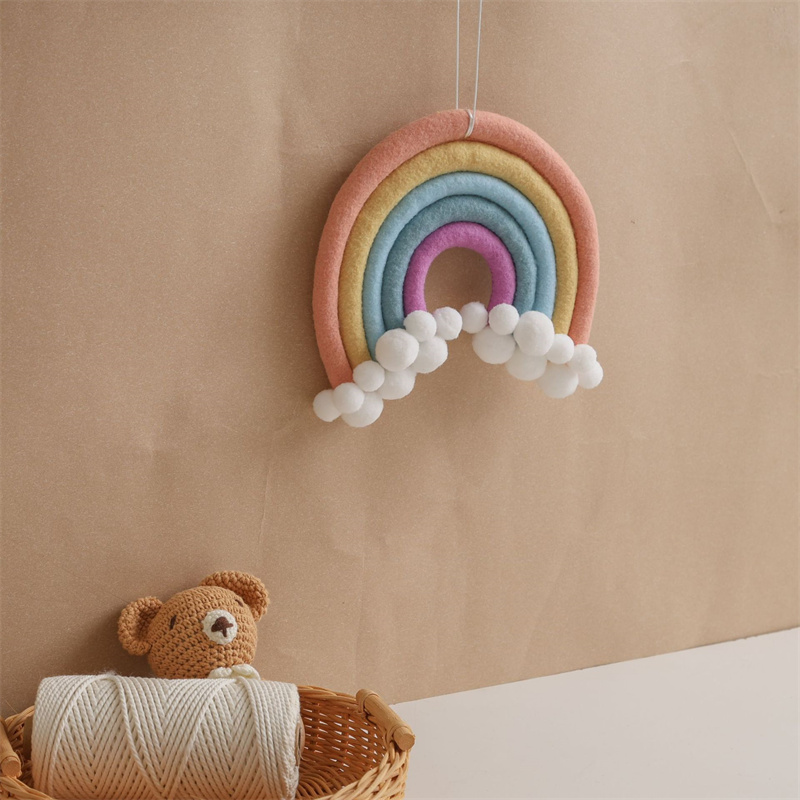 Nordic Vilt Geweven Regenboog  - Baby Nursery Garland recensie en prijs