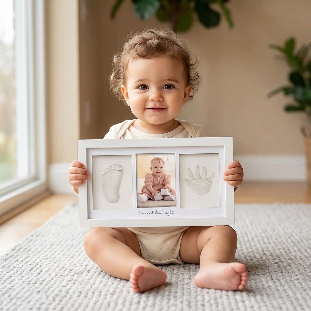 Baby Handafdruk Voetafdruk Kle - Baby Nursery Frames recensie en prijs