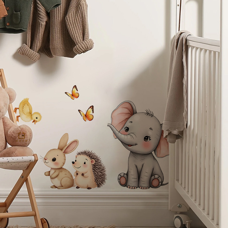Cartoon dier muursticker - oli - Baby Nursery Wall Stickers recensie en prijs