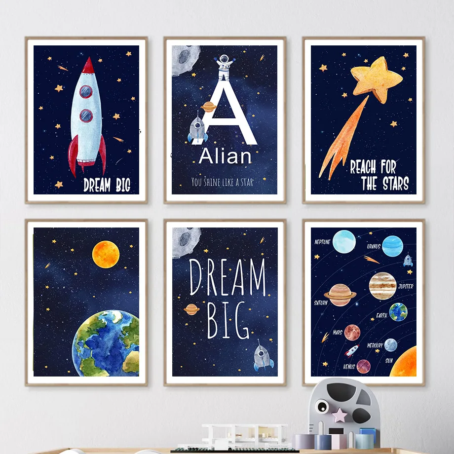 1pc canvas schilderij aangepas - Baby Nursery Kids recensie en prijs