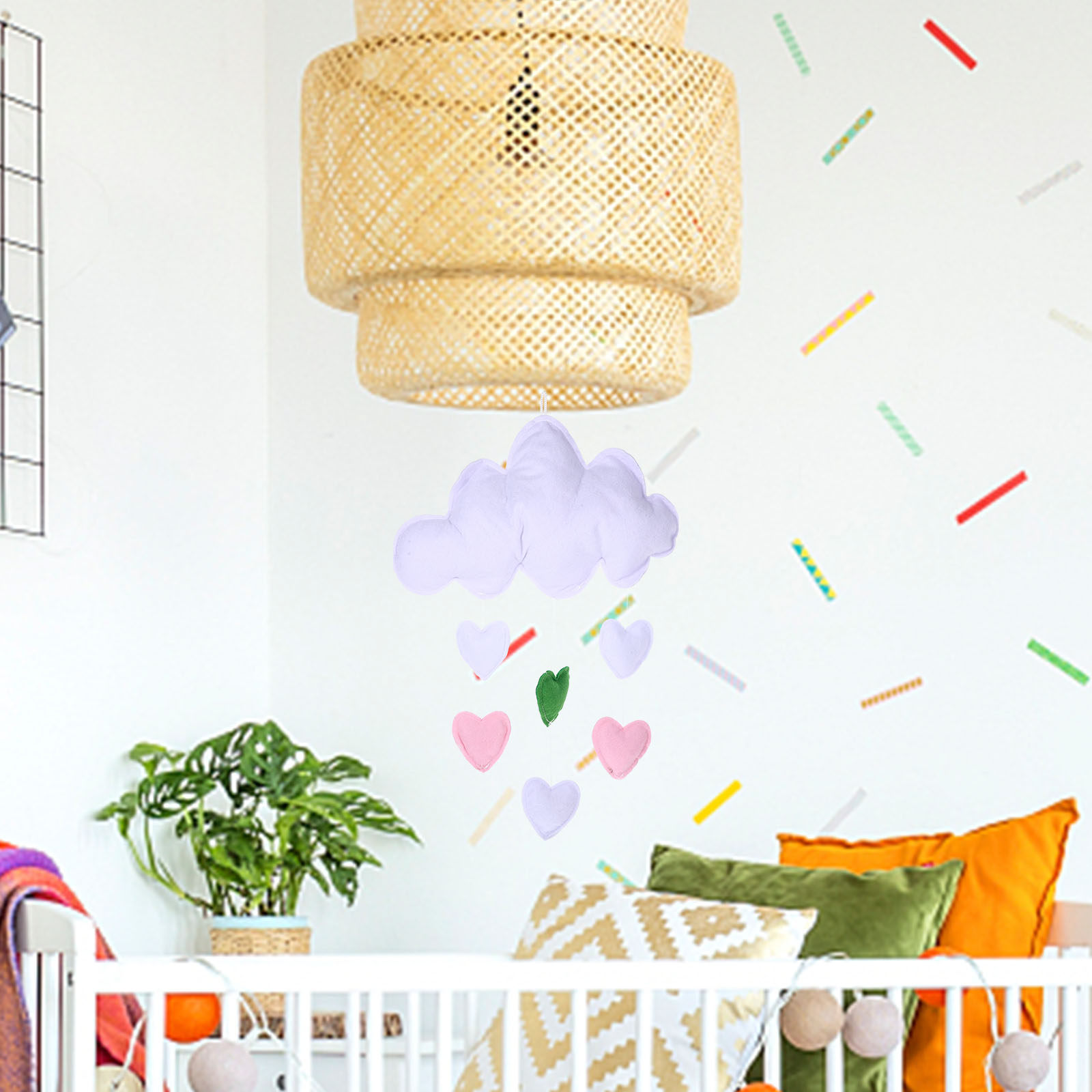 2 stuks wolk regendruppel hang - Baby Nursery Garland recensie en prijs