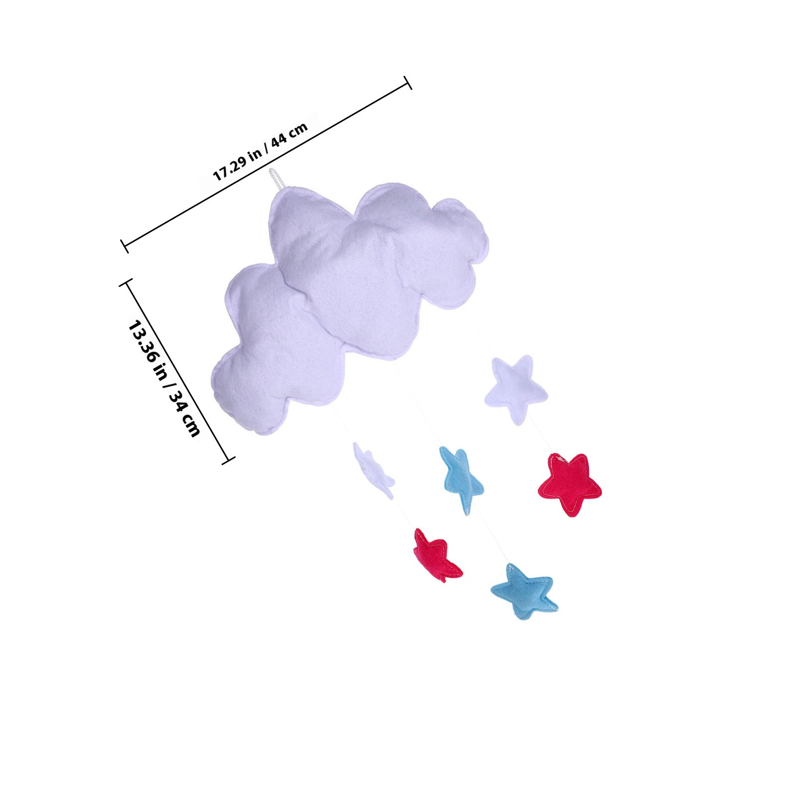 2 stuks wolk regendruppel hang - Baby Nursery Garland recensie en prijs