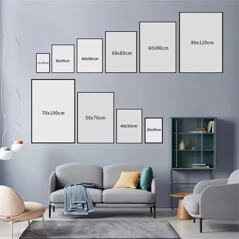 1pc frameloze grappige dieren  - Baby Nursery Kids recensie en prijs