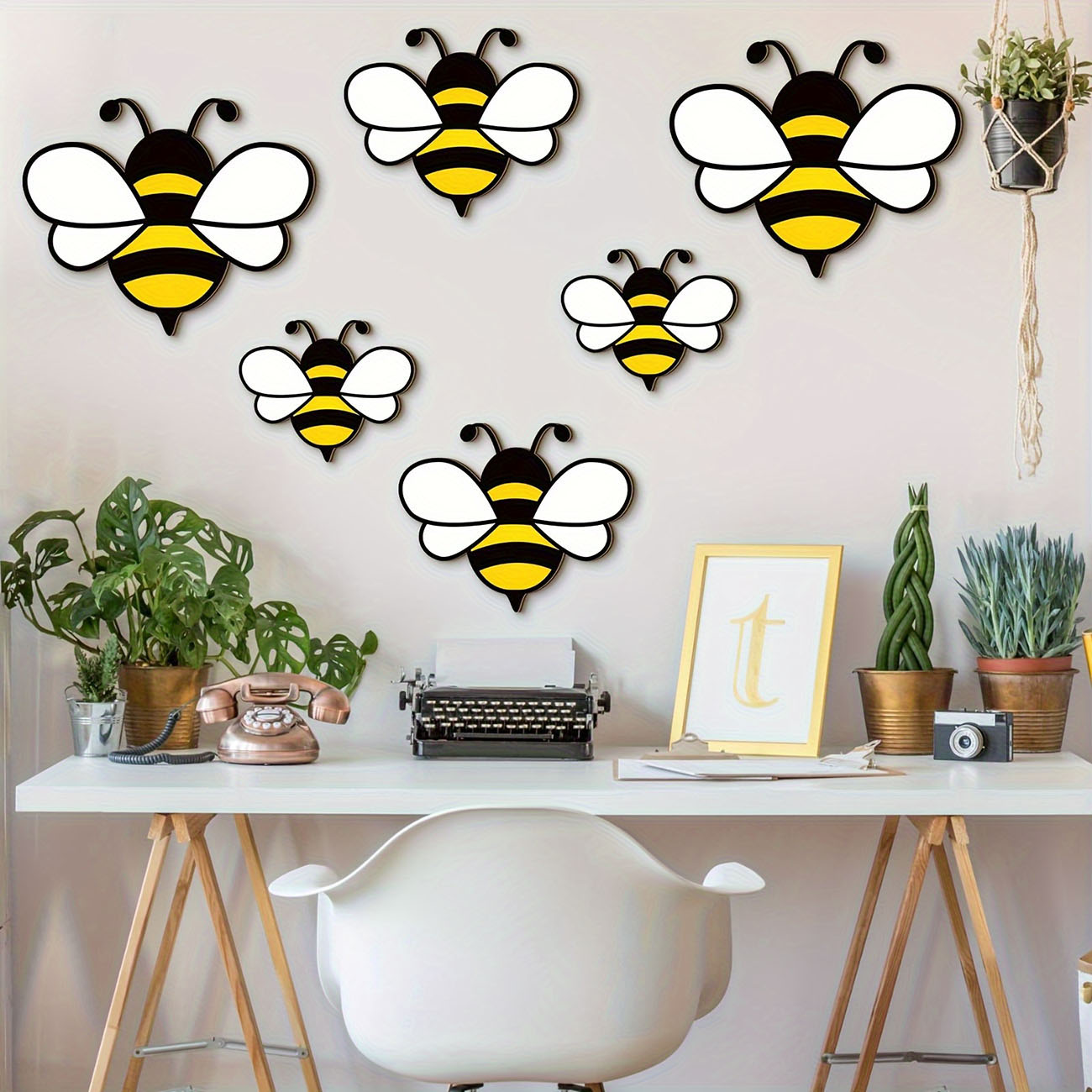 6 stuks schattige bijen houten - Baby Nursery Wall Stickers recensie en prijs