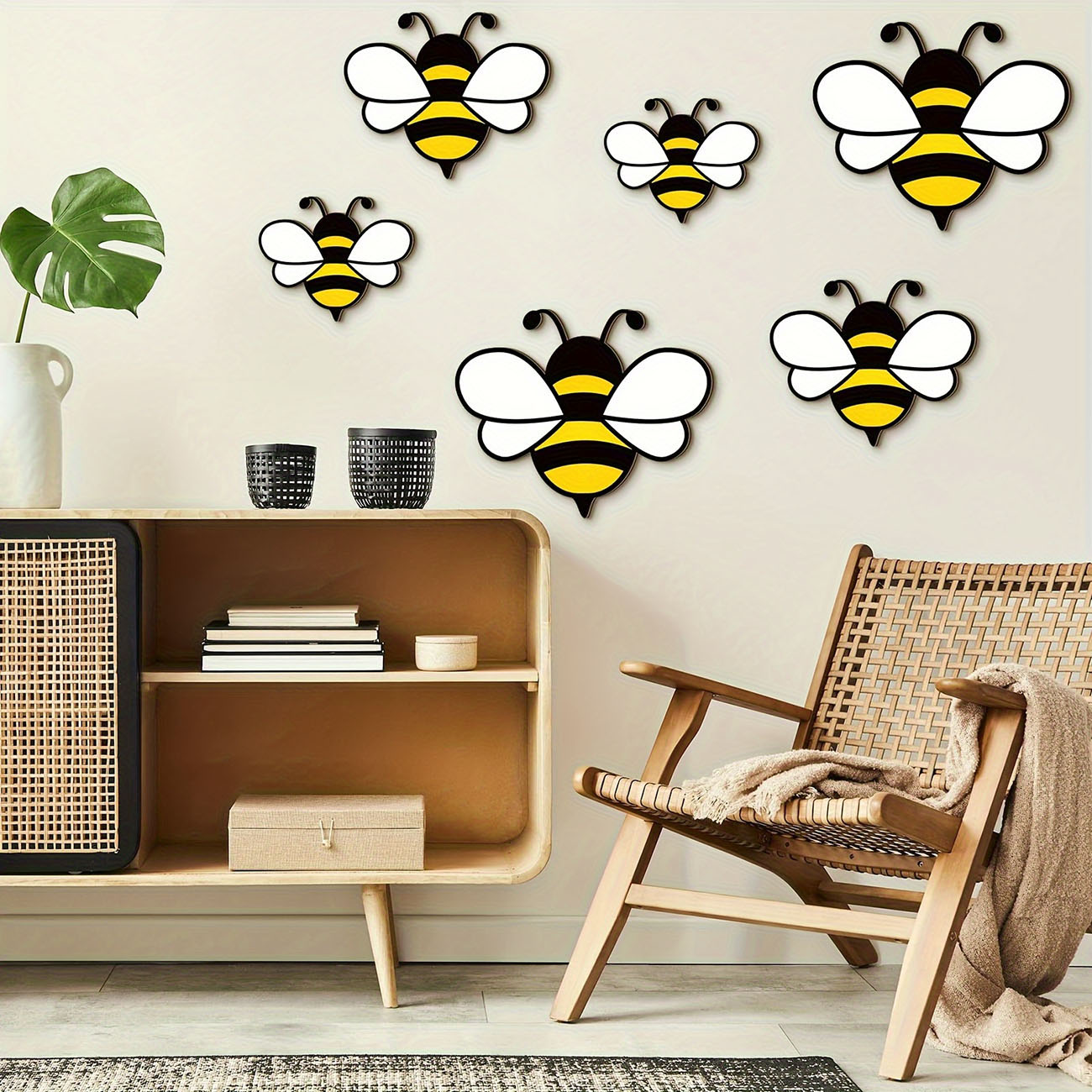 6 stuks schattige bijen houten - Baby Nursery Wall Stickers recensie en prijs