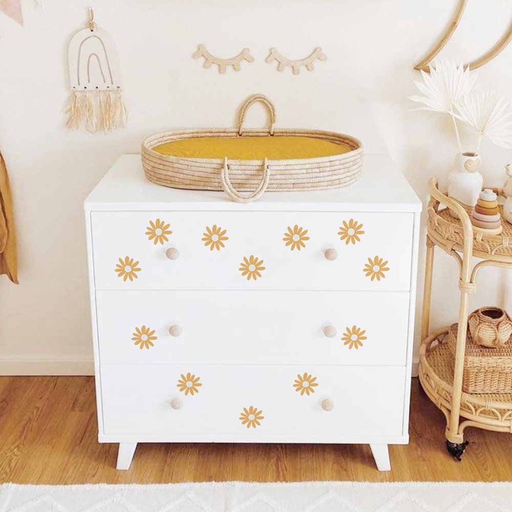 Geel Madeliefje Muurstickers V - Baby Nursery Yellow Walls recensie en prijs