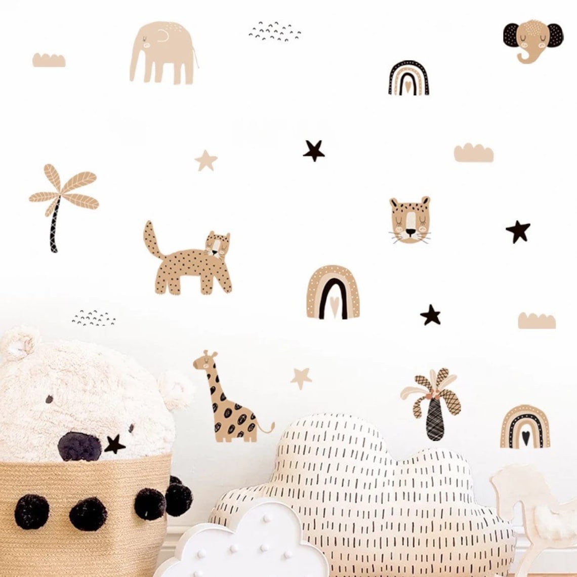 Boho Cartoon Regenbogen Ster S - Baby Nursery Wall Stickers recensie en prijs